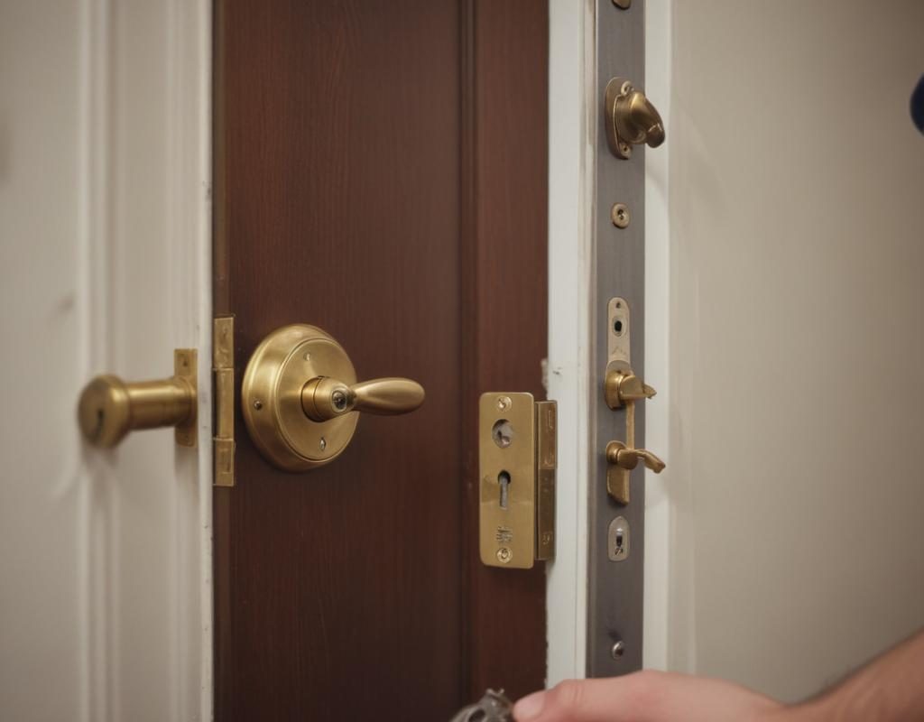 Ремонт замков на металлических дверях в квартире