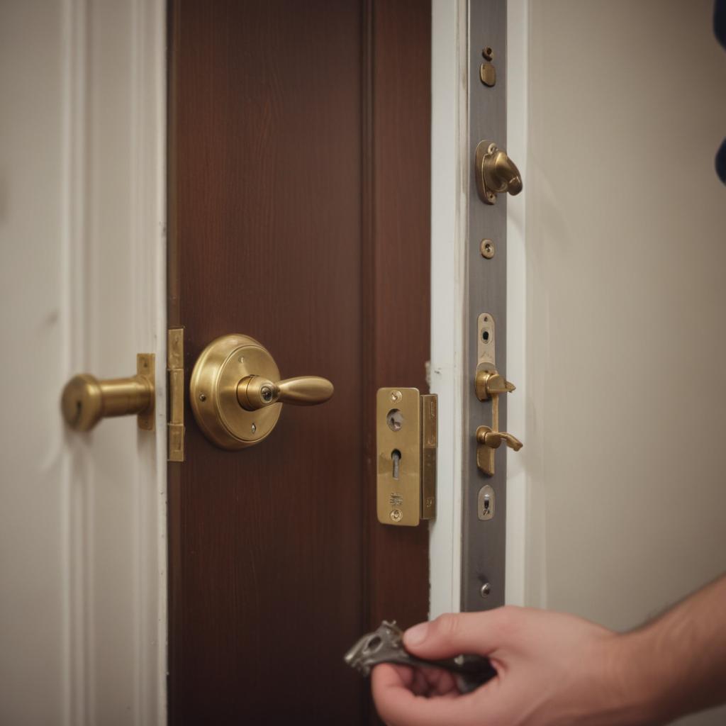 Ремонт замков на металлических дверях в квартире