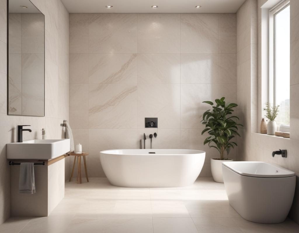 Керамогранит для отделки ванной комнаты Керамогранит для отделки ванной комнаты