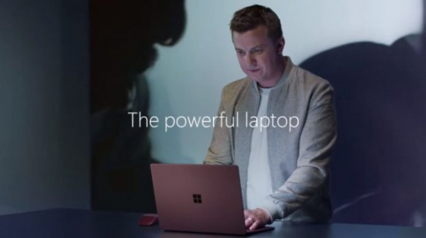 Surface Laptop: Microsoft показывает рекламные ролики (Видео)