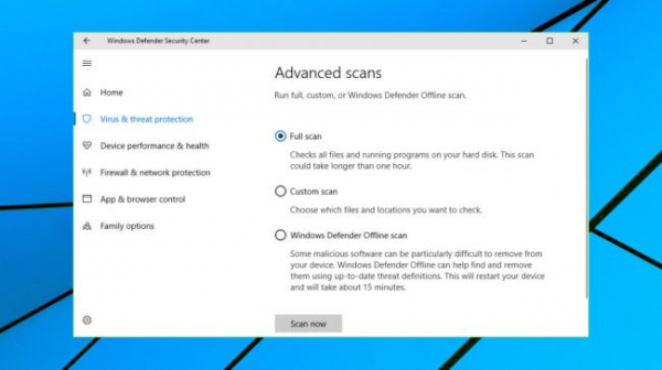 Обзор Windows Defender (Защитник Windows)